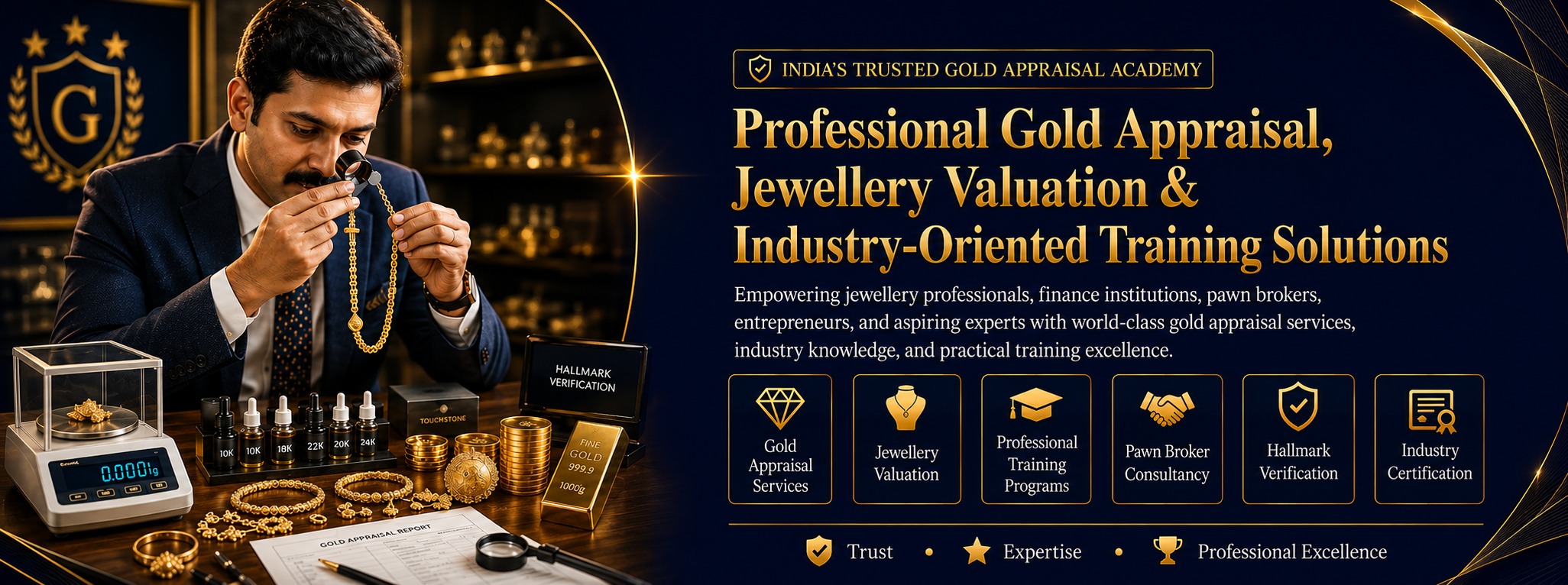 Galaxy Gold Academy Banner
