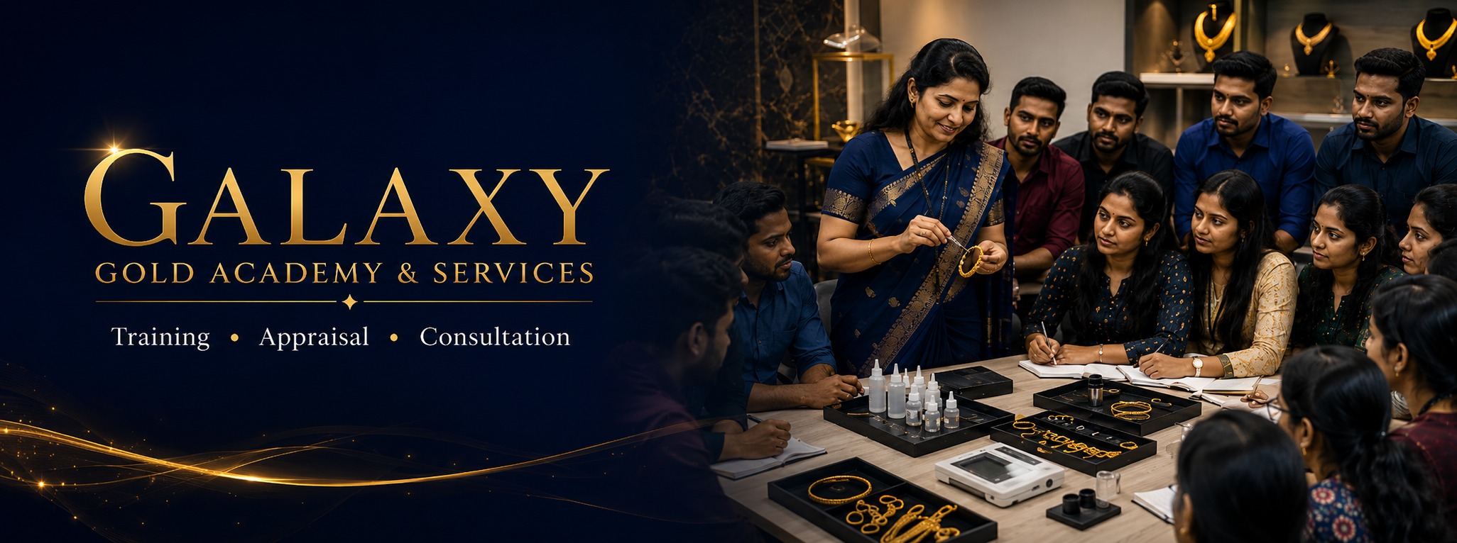 Galaxy Gold Academy Banner